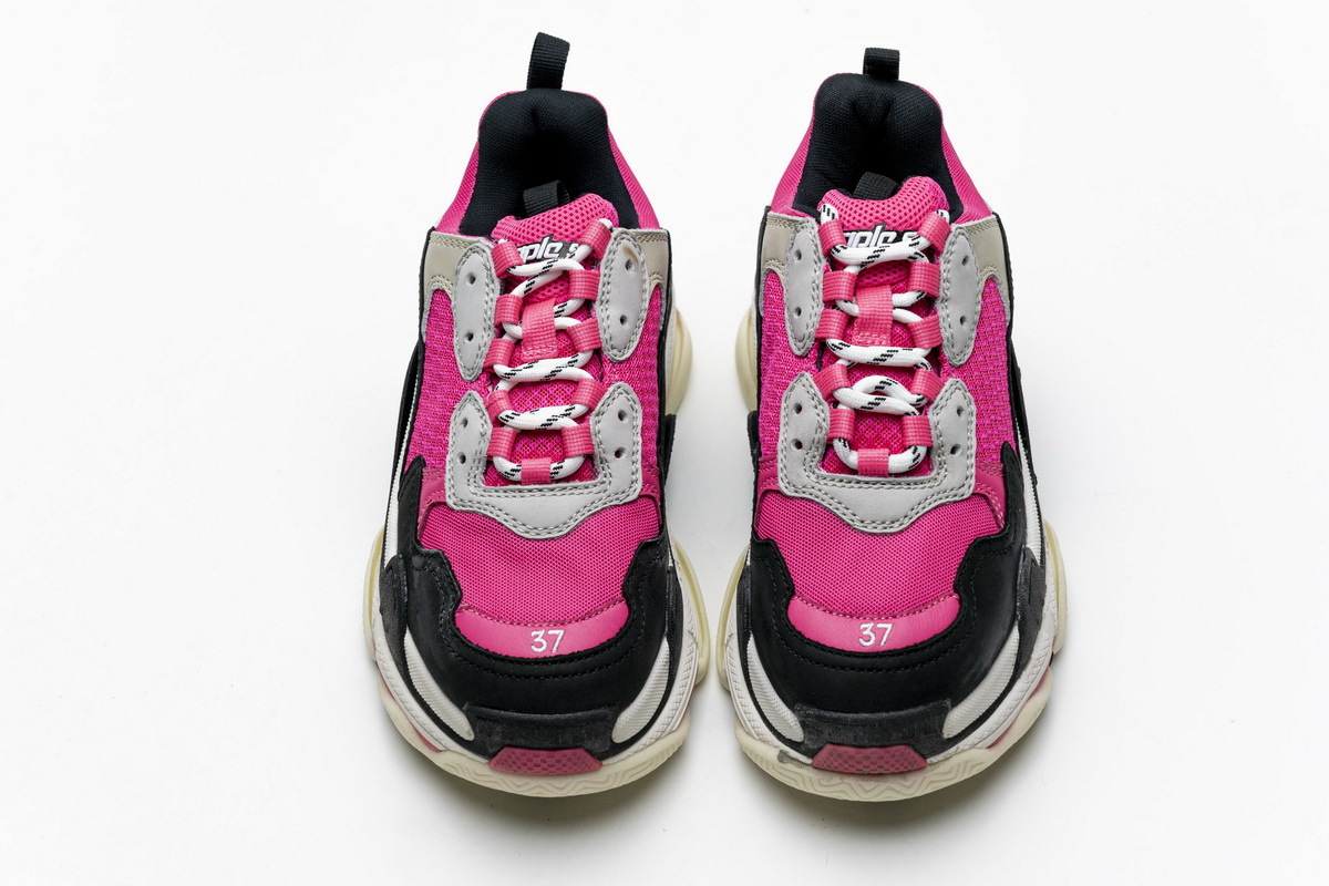 Get Balenciaga Triple S Pink 541624 W09E1 1708