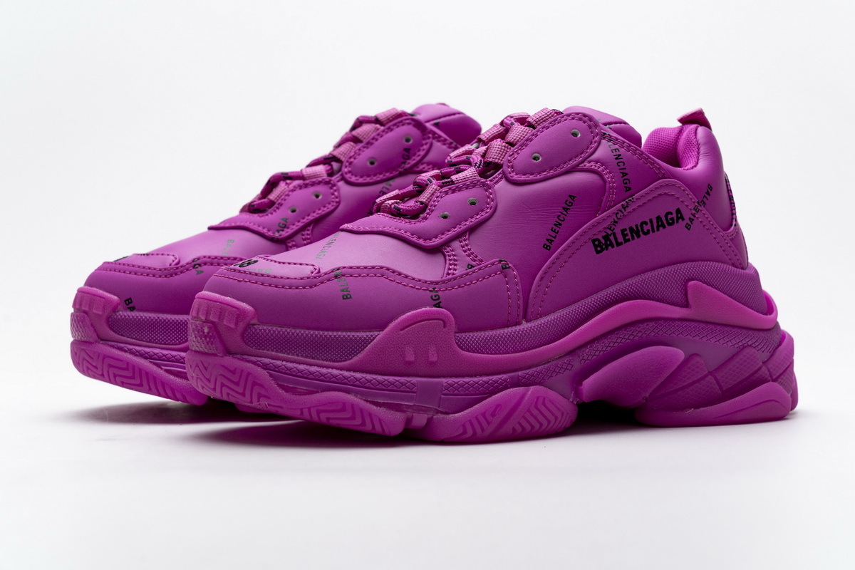 Get Balenciaga Triple S Letter Pulm Powder 524039 W2FA1 7634