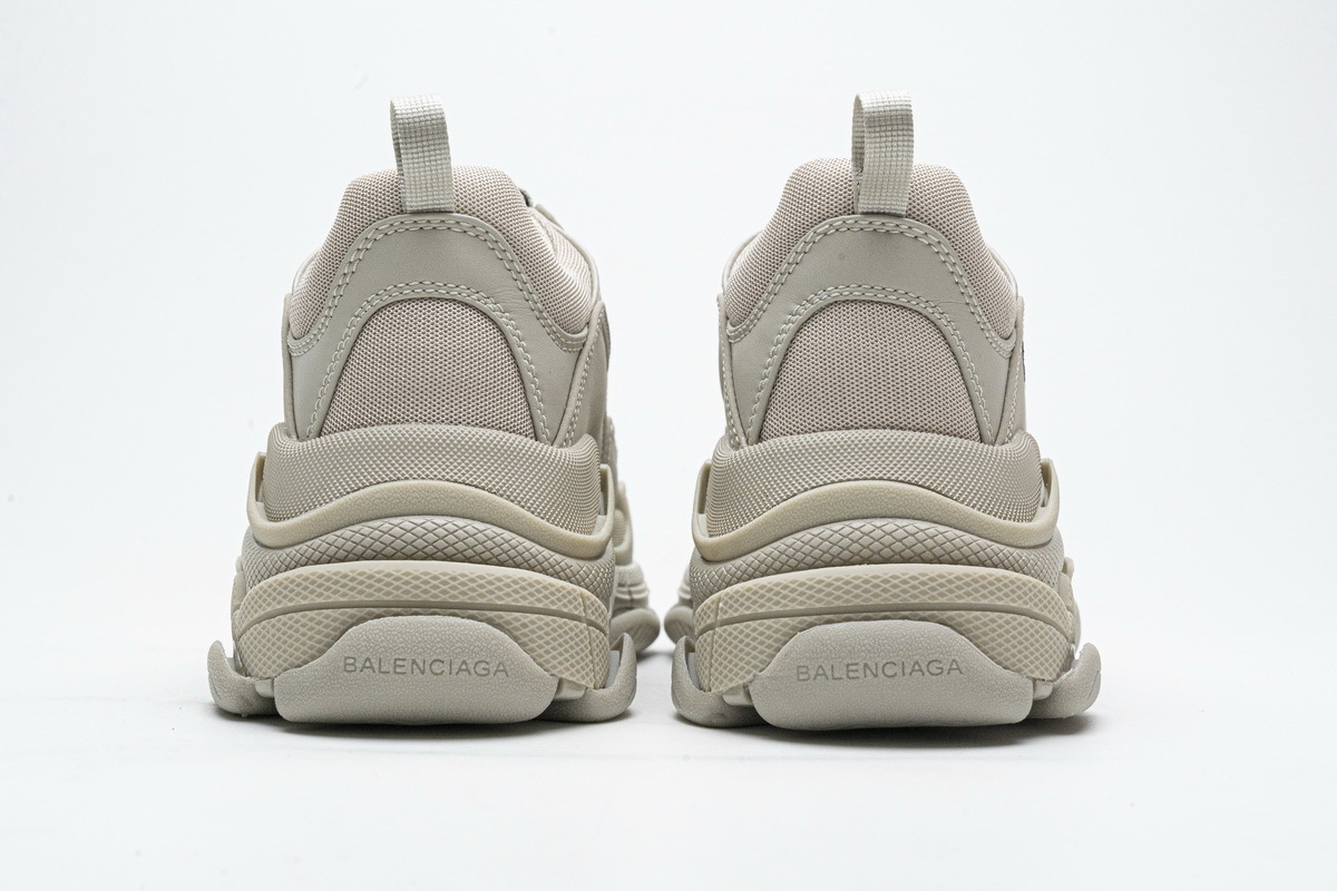 Get Balenciaga Triple S Rice Ash 534737 W2FW1 9700
