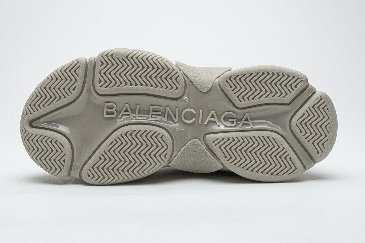 Get Balenciaga Triple S Rice Ash 534737 W2FW1 9700