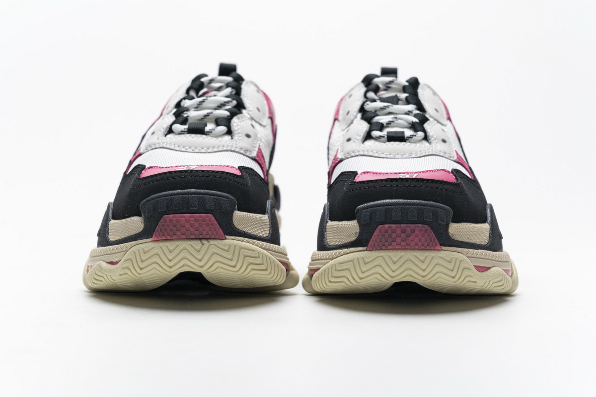 Get Balenciaga Triple S Black Pink 483513 W06E8 8080