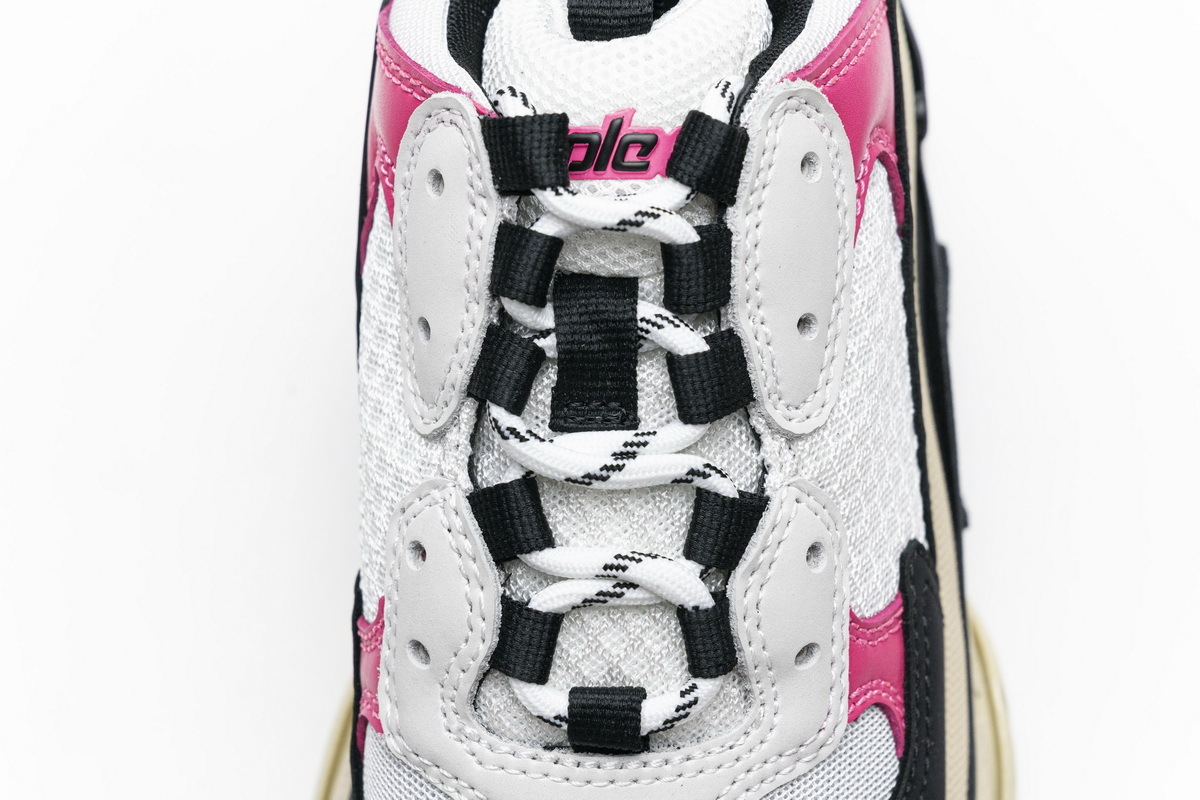 Get Balenciaga Triple S Black Pink 483513 W06E8 8080