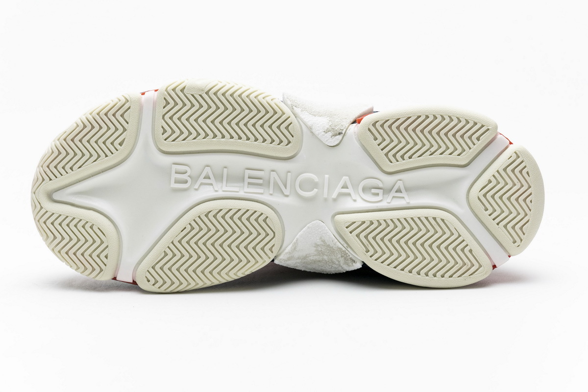 Get Balenciaga Triple S Red White Dark Grey 541624 W06E2 1863