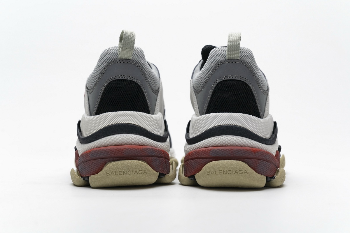 Get Balenciaga Triple S Grey Silver 541624 W06E2 7320