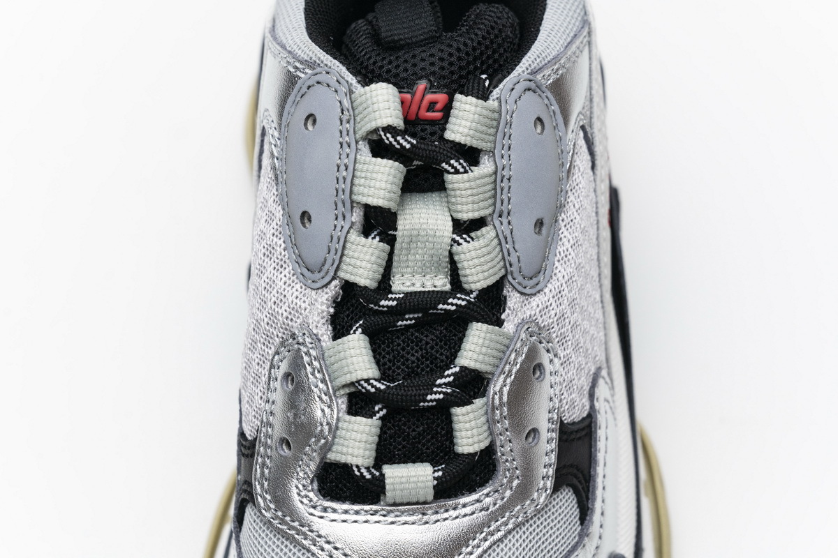 Get Balenciaga Triple S Grey Silver 541624 W06E2 7320