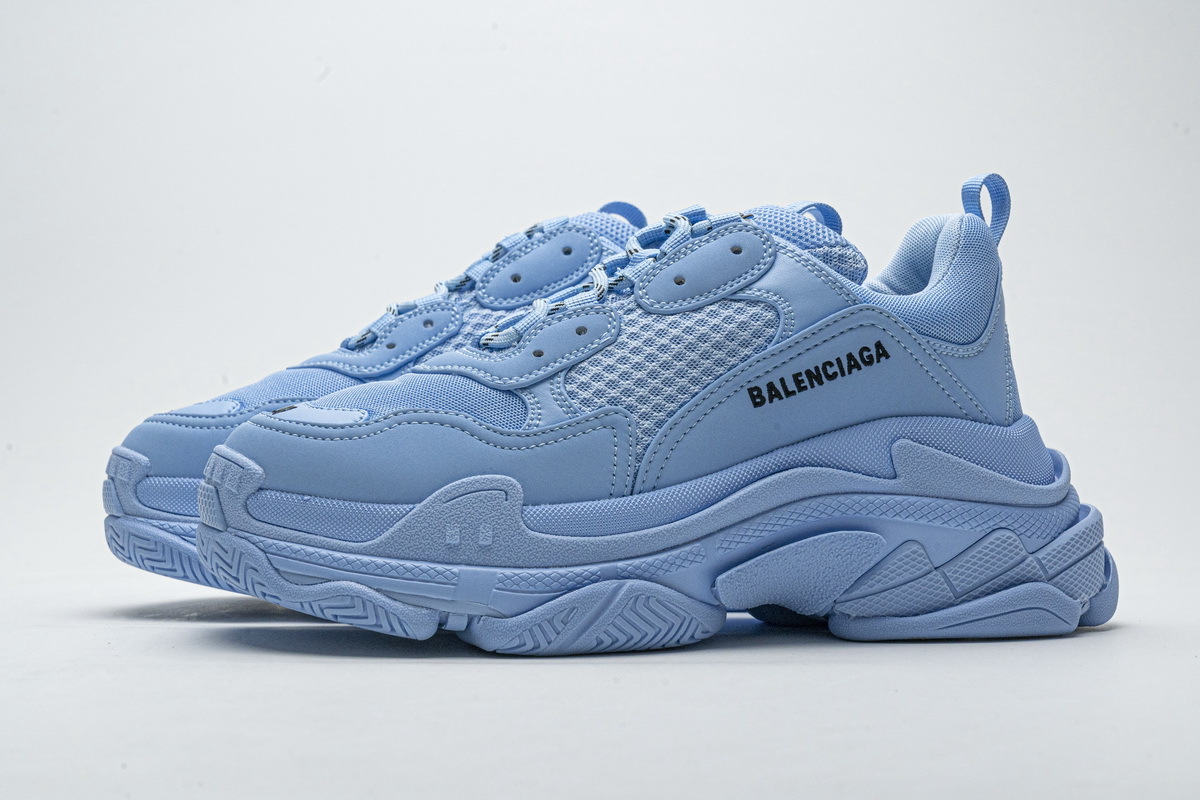 Get Balenciaga Triple S Light Blue (W) 524039 W2FW1 4800