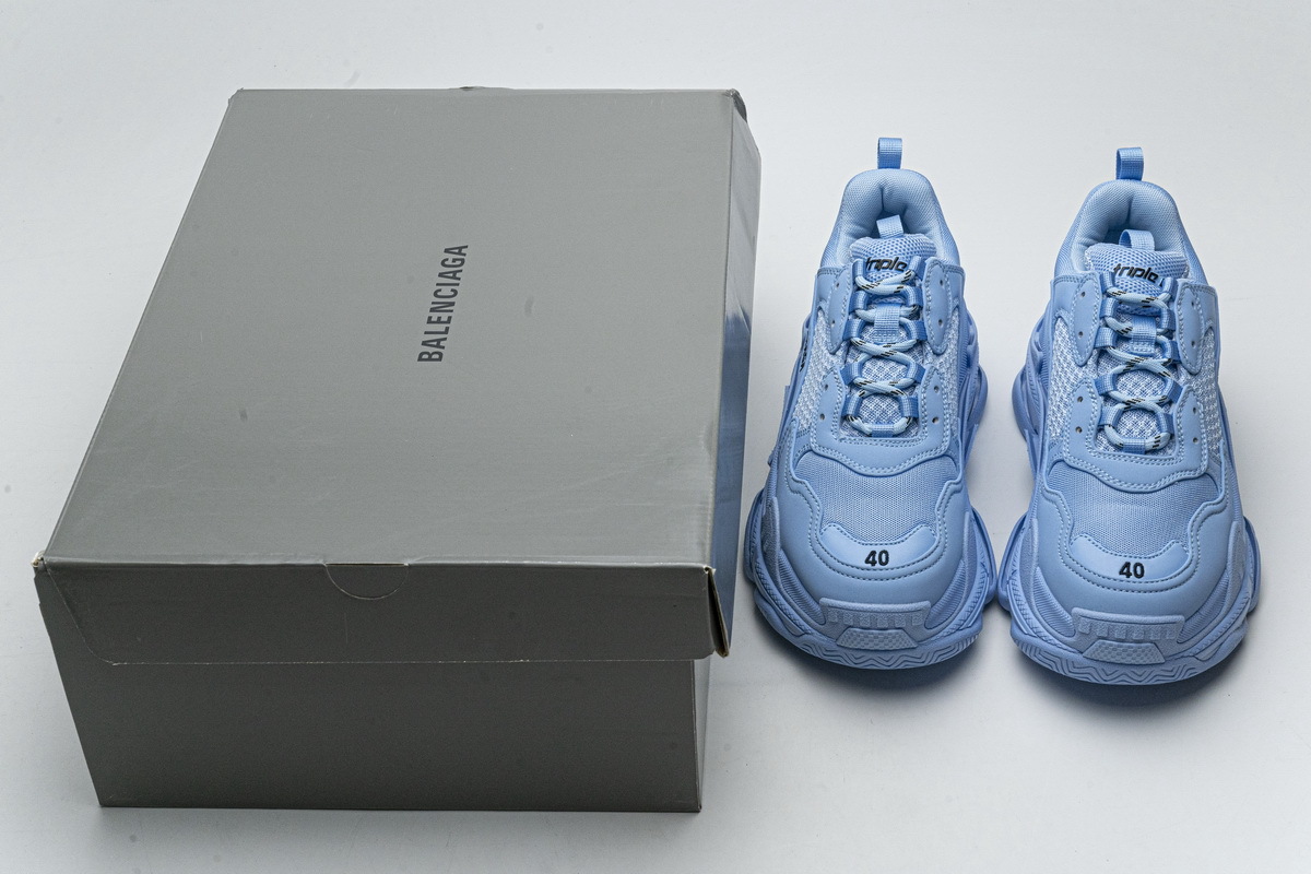 Get Balenciaga Triple S Light Blue (W) 524039 W2FW1 4800