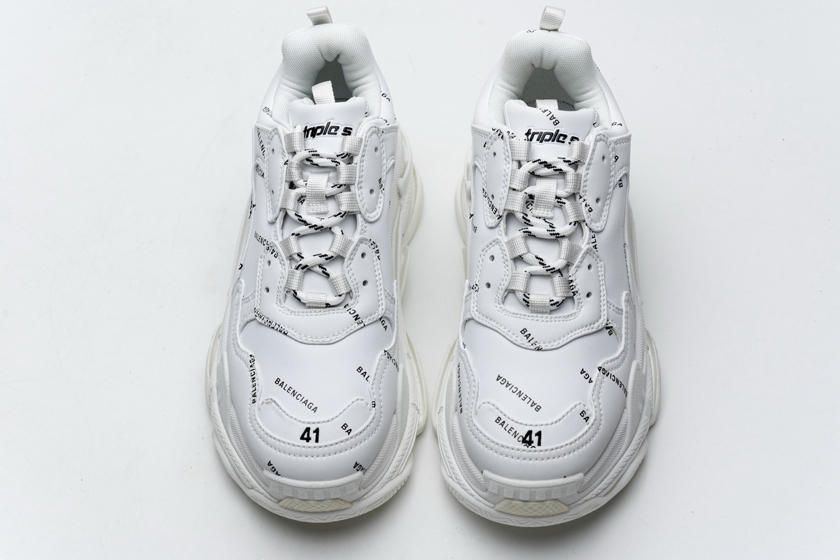 Get Balenciaga Triple S White 524039 W06E2 2021