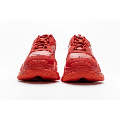 Get Balenciaga Triple S Letter Bright Red 524039 W2FA1 7632 02