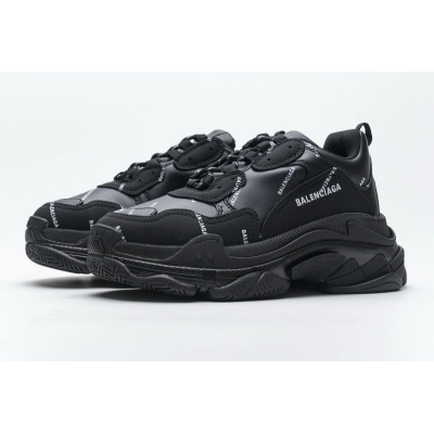 Get Balenciaga Triple S Black 524039 W06E2 2020 01