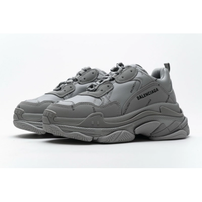 Get Balenciaga Triple S Allover Logo Gray 536737 W2FA1 1210 01
