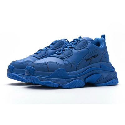 Get Balenciaga Triple S Letter Blue 536737 W06E2 0848 01
