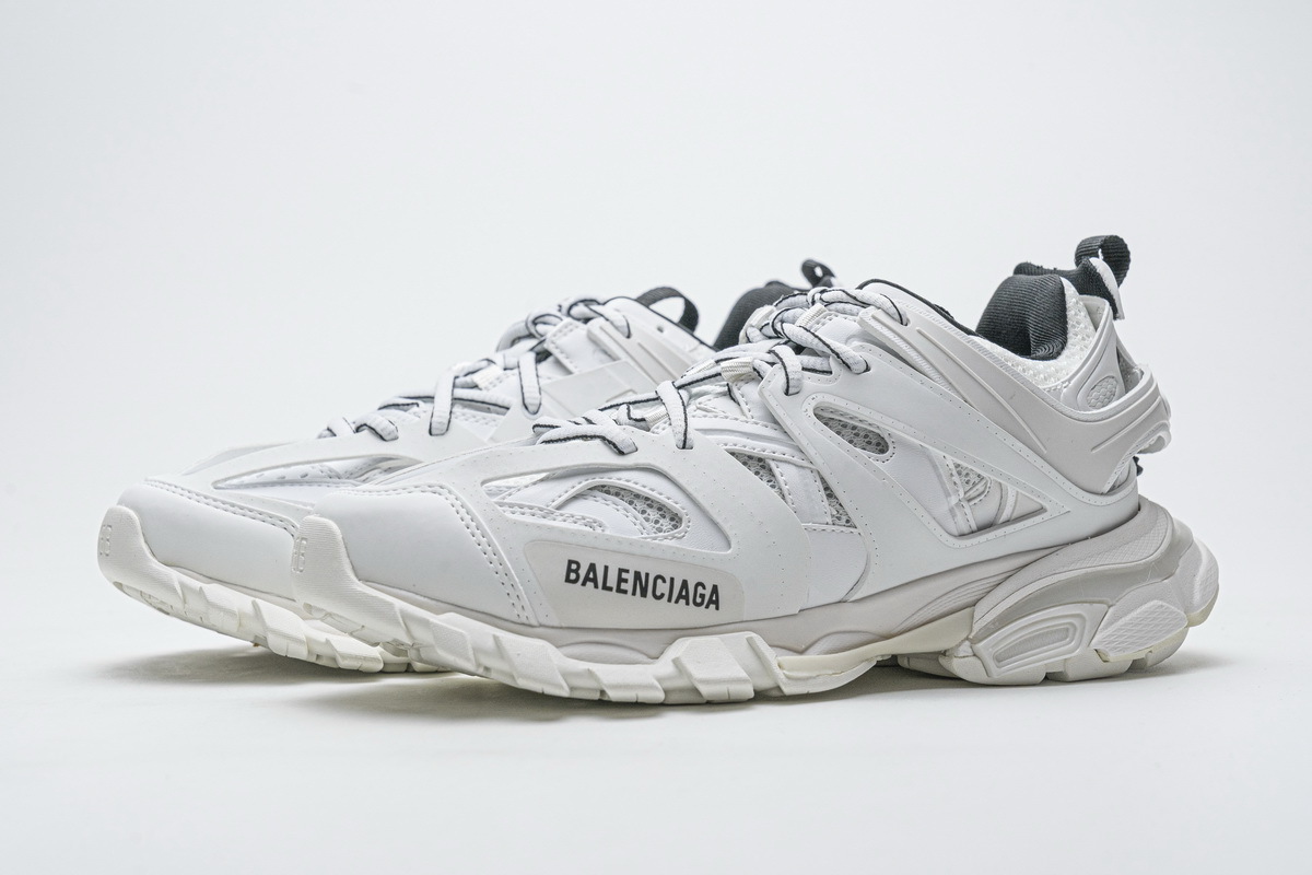 Get Balenciaga Track White Black 542023 W3AC1 9010