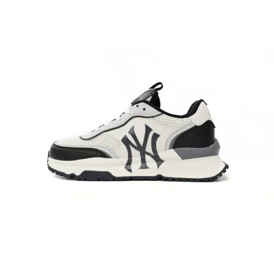 MLB x Giay CHUNKY LINER New York Black And White Gray 3AS HRJ 13N 01