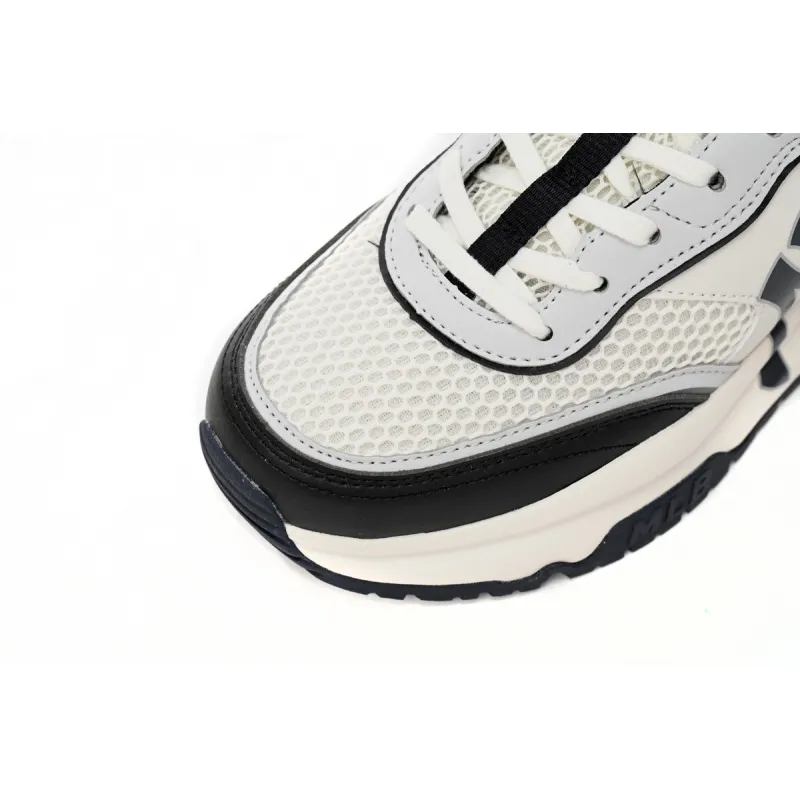 MLB x Giay CHUNKY LINER New York Black And White Gray 3AS HRJ 13N