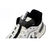MLB x Giay CHUNKY LINER New York Black And White Gray 3AS HRJ 13N