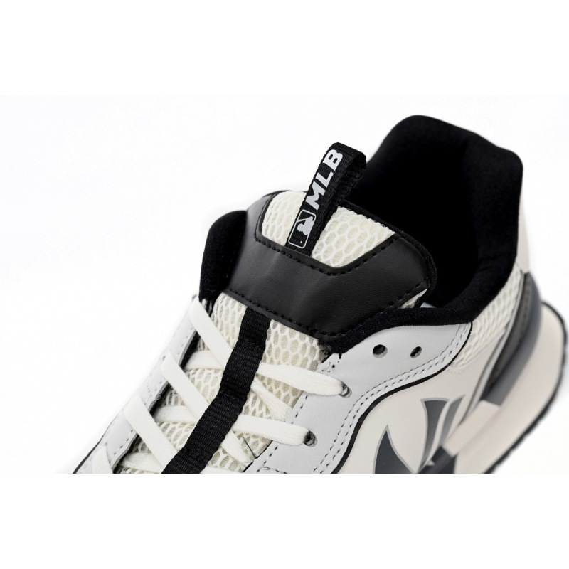 MLB x Giay CHUNKY LINER New York Black And White Gray 3AS HRJ 13N