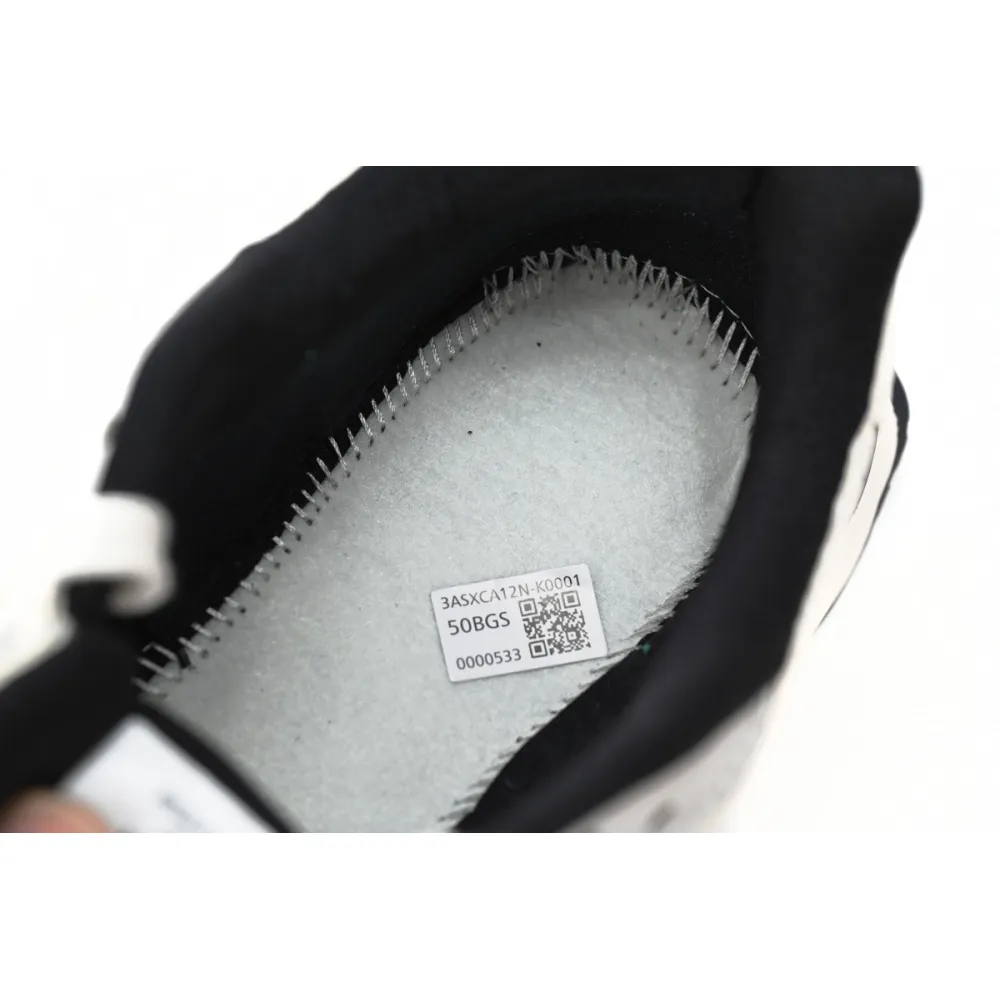 MLB x Giay CHUNKY LINER New York Black And White Gray 3AS HRJ 13N