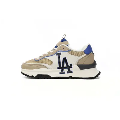 MLB x Giay CHUNKY LINER New York Beige Blue 3AS HRJ 13N 01
