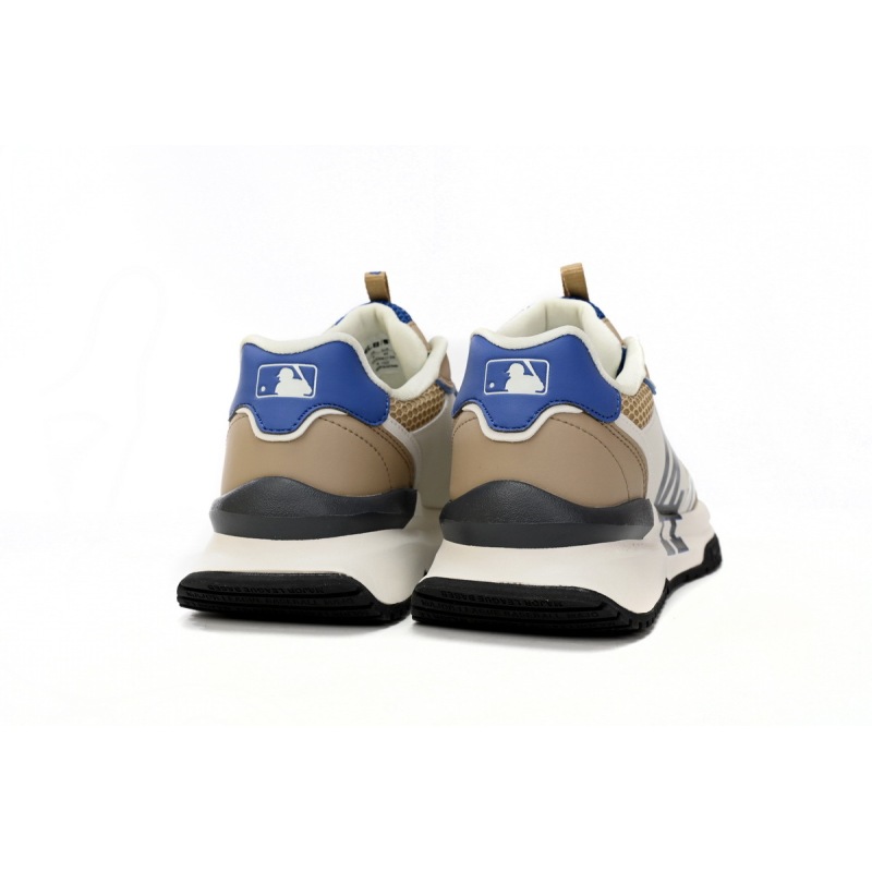 MLB x Giay CHUNKY LINER New York Beige Blue 3AS HRJ 13N