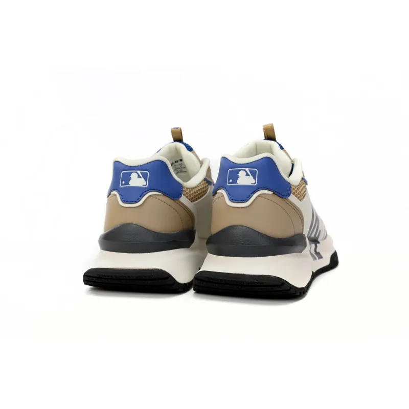 MLB x Giay CHUNKY LINER New York Beige Blue 3AS HRJ 13N