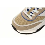 MLB x Giay CHUNKY LINER New York Beige Blue 3AS HRJ 13N