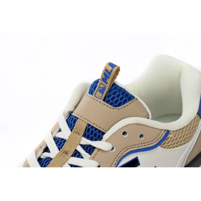 MLB x Giay CHUNKY LINER New York Beige Blue 3AS HRJ 13N