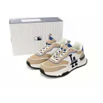 MLB x Giay CHUNKY LINER New York Beige Blue 3AS HRJ 13N