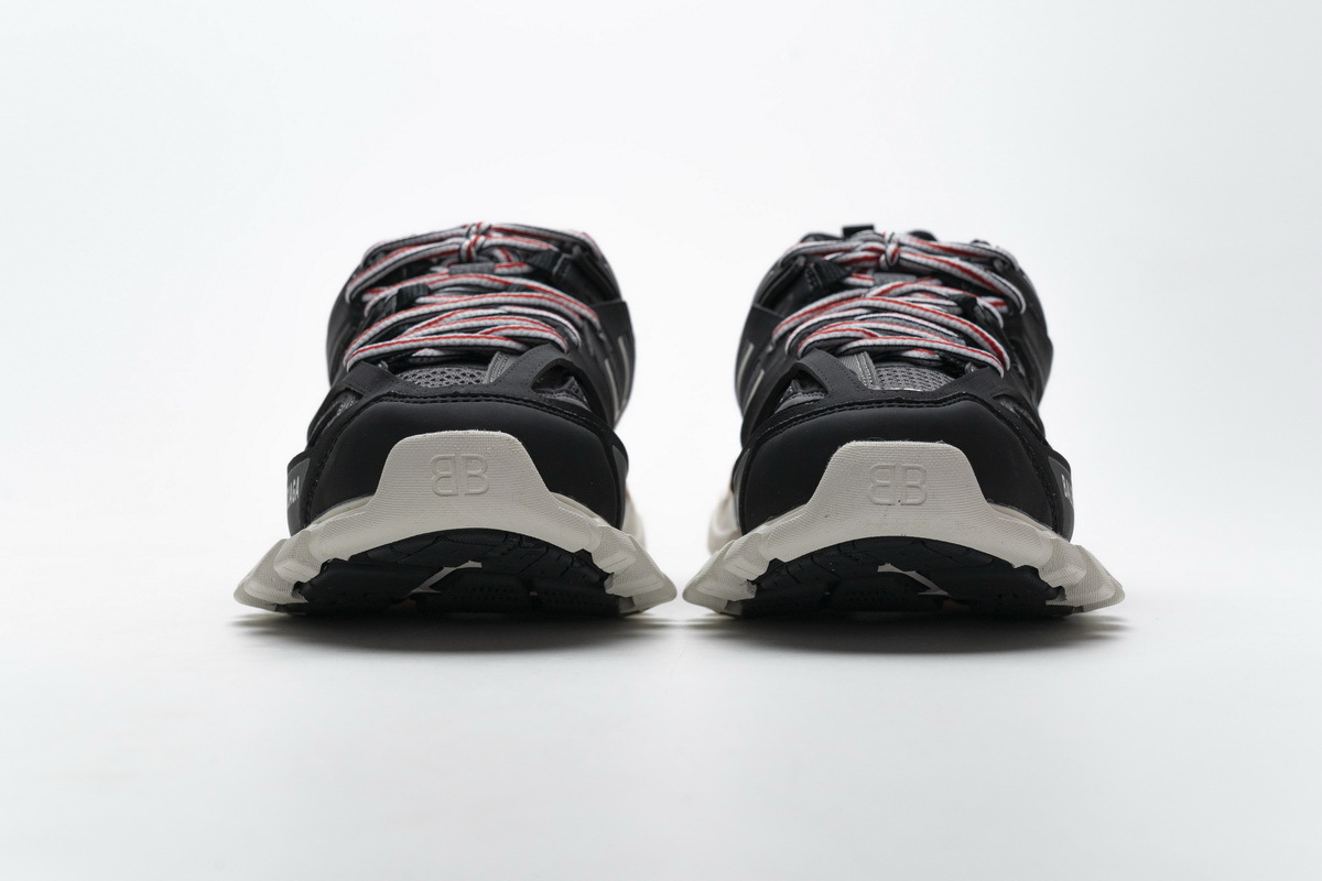 Get Balenciaga Tess S.Black White Orange（No lights）542436 W1GB7 2019