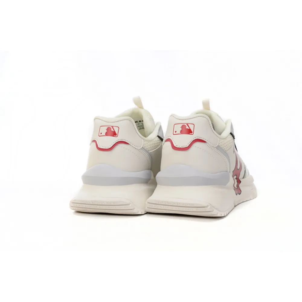 MLB x Giay CHUNKY LINER New York Lvory White Red 3AS HRJ 13N 