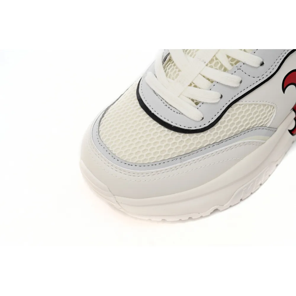 MLB x Giay CHUNKY LINER New York Lvory White Red 3AS HRJ 13N 
