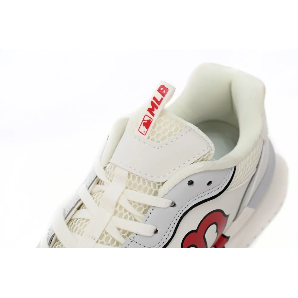 MLB x Giay CHUNKY LINER New York Lvory White Red 3AS HRJ 13N 