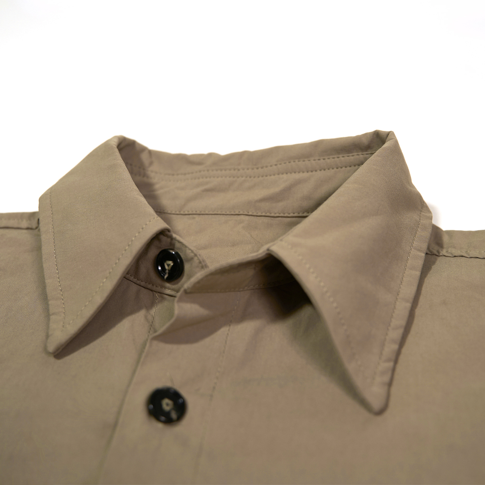 High Quality Compact Cotton Relaxed Shirt 748811VA5Y09733 (Free Shipping)