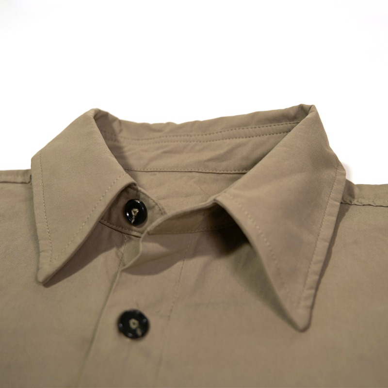 High Quality Compact Cotton Relaxed Shirt 748811VA5Y09733 (Free Shipping)
