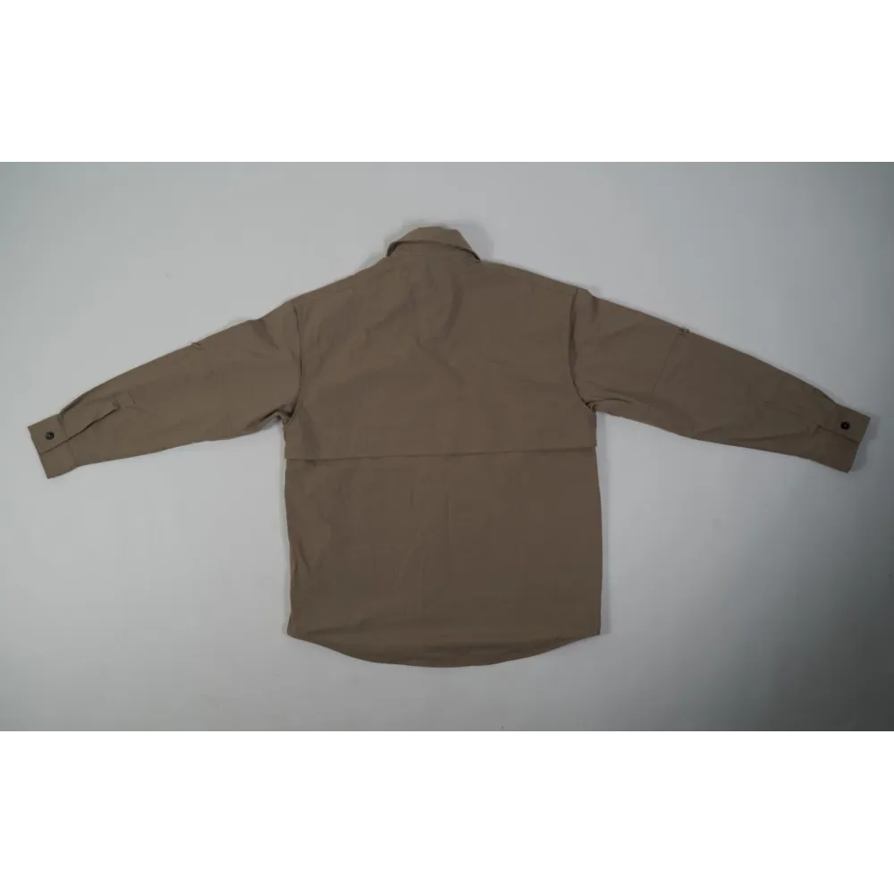 High Quality Compact Cotton Relaxed Shirt 748811VA5Y09733 (Free Shipping)
