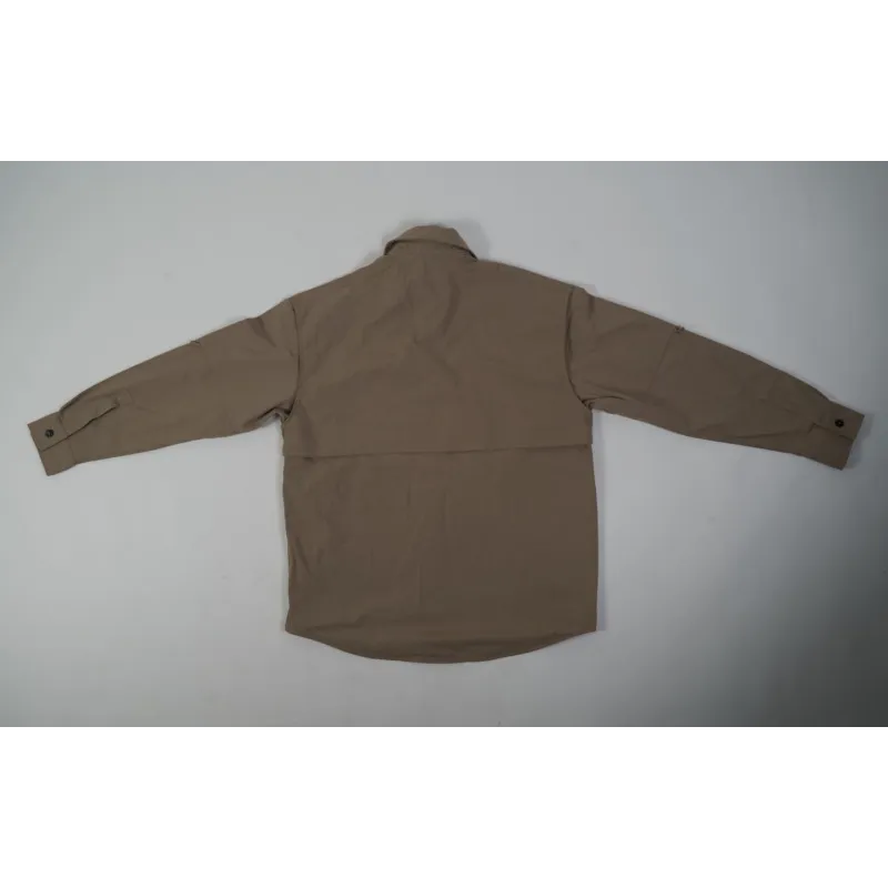 High Quality Compact Cotton Relaxed Shirt 748811VA5Y09733 (Free Shipping)