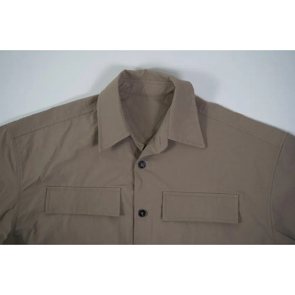 High Quality Compact Cotton Relaxed Shirt 748811VA5Y09733 (Free Shipping)