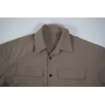 High Quality Compact Cotton Relaxed Shirt 748811VA5Y09733 (Free Shipping)