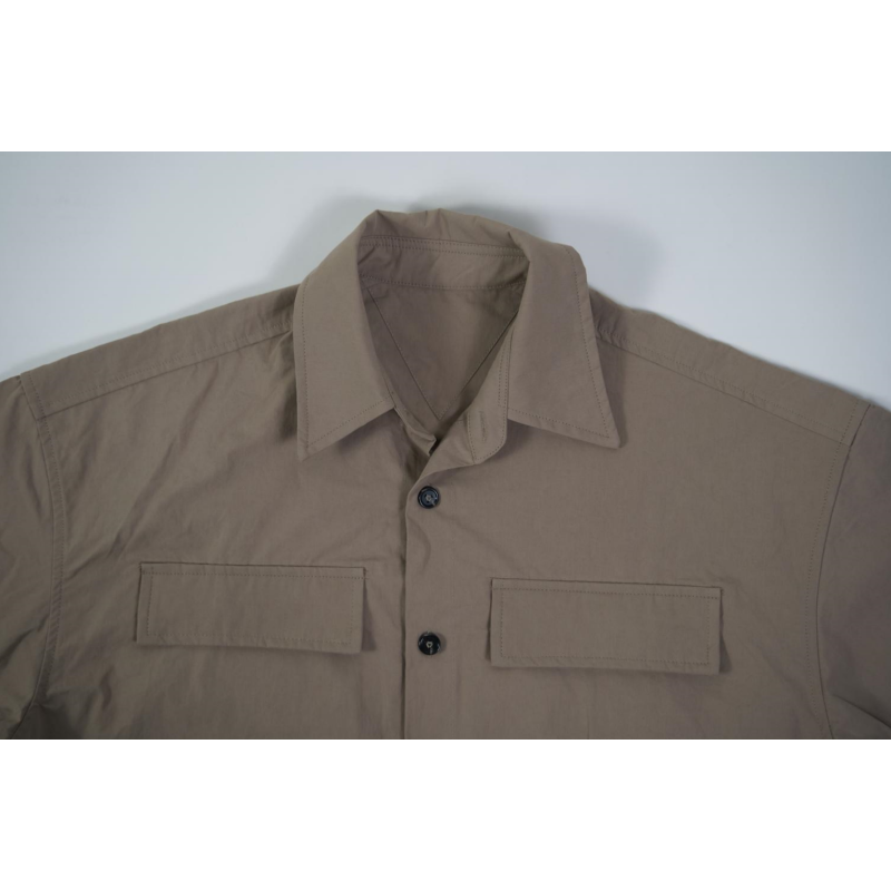 High Quality Compact Cotton Relaxed Shirt 748811VA5Y09733 (Free Shipping)