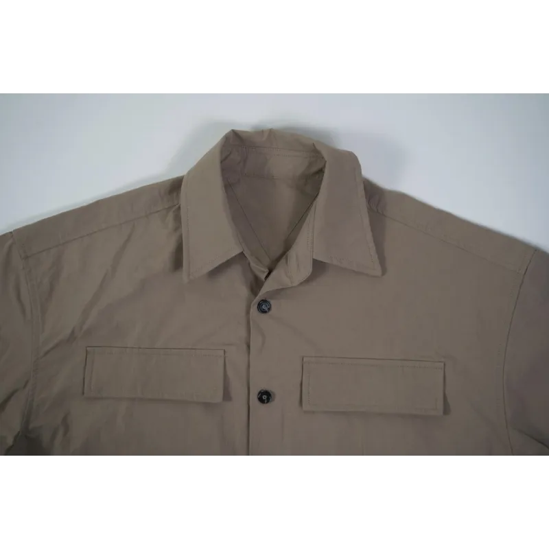 High Quality Compact Cotton Relaxed Shirt 748811VA5Y09733 (Free Shipping)