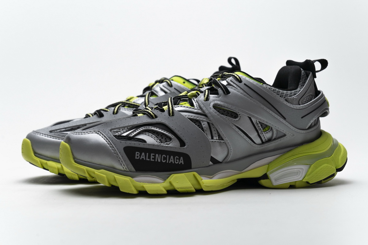 Get Balenciaga Tess S.Silver Green（No lights）542023 W1GC1 1230 