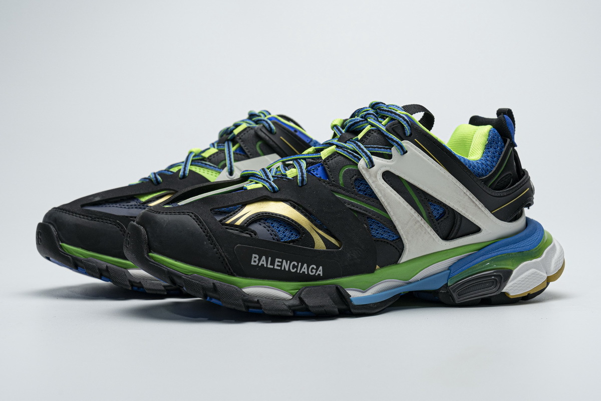 Get Balenciaga Tess S.Black Green 542023 W1GB1 1097 2050 