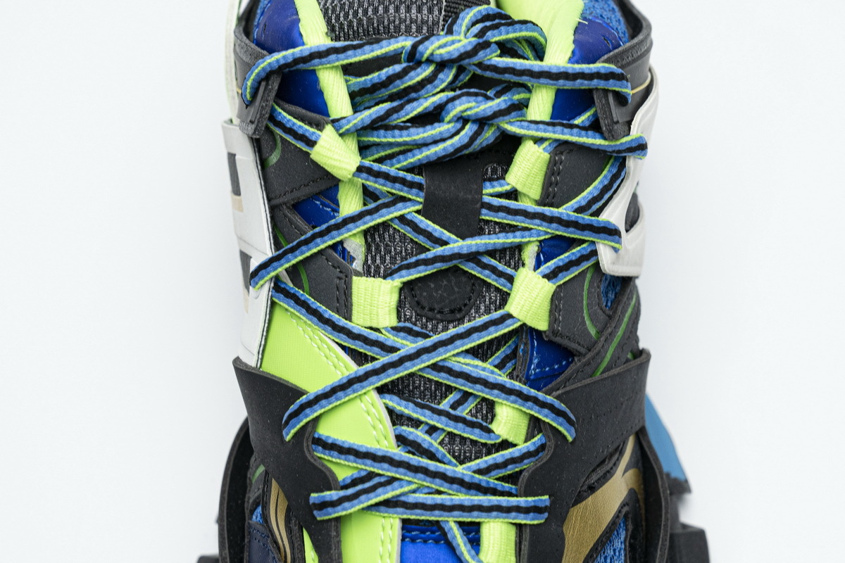 Get Balenciaga Tess S.Black Green 542023 W1GB1 1097 2050 