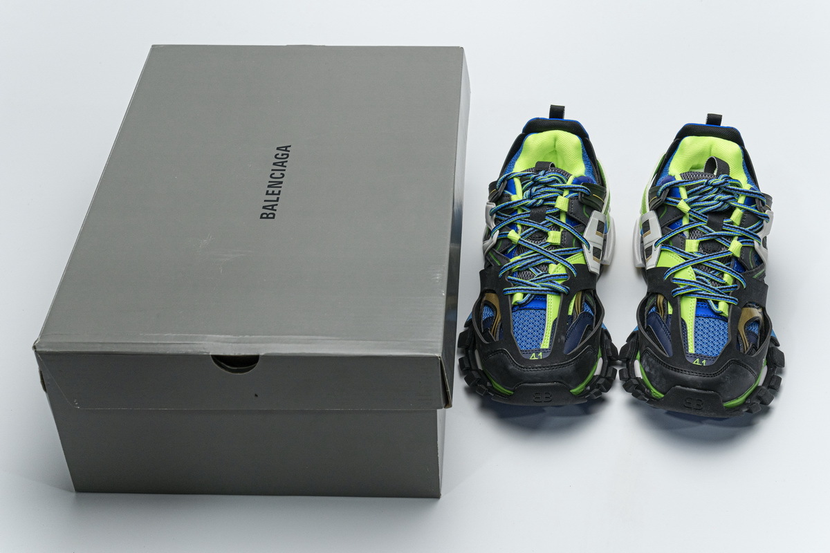 Get Balenciaga Tess S.Black Green 542023 W1GB1 1097 2050 