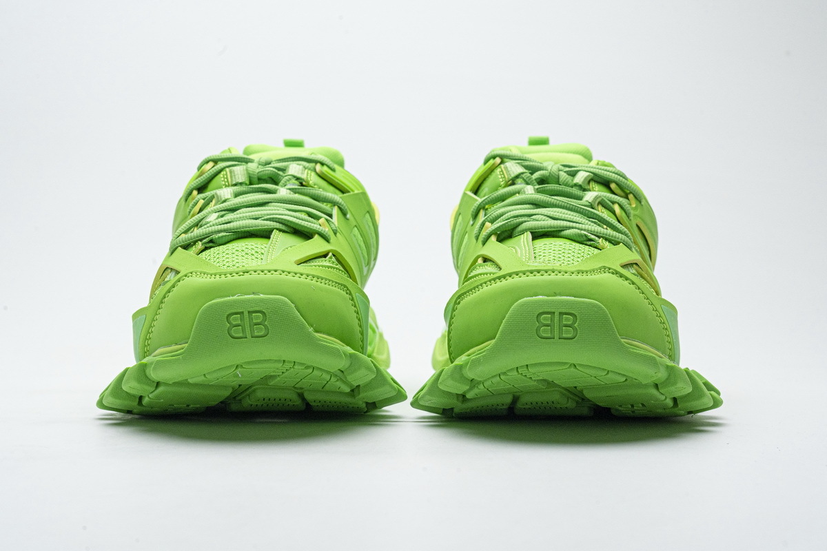 Get Balenciaga Track Fluo Green（No lights）542023 W3AB1 3801