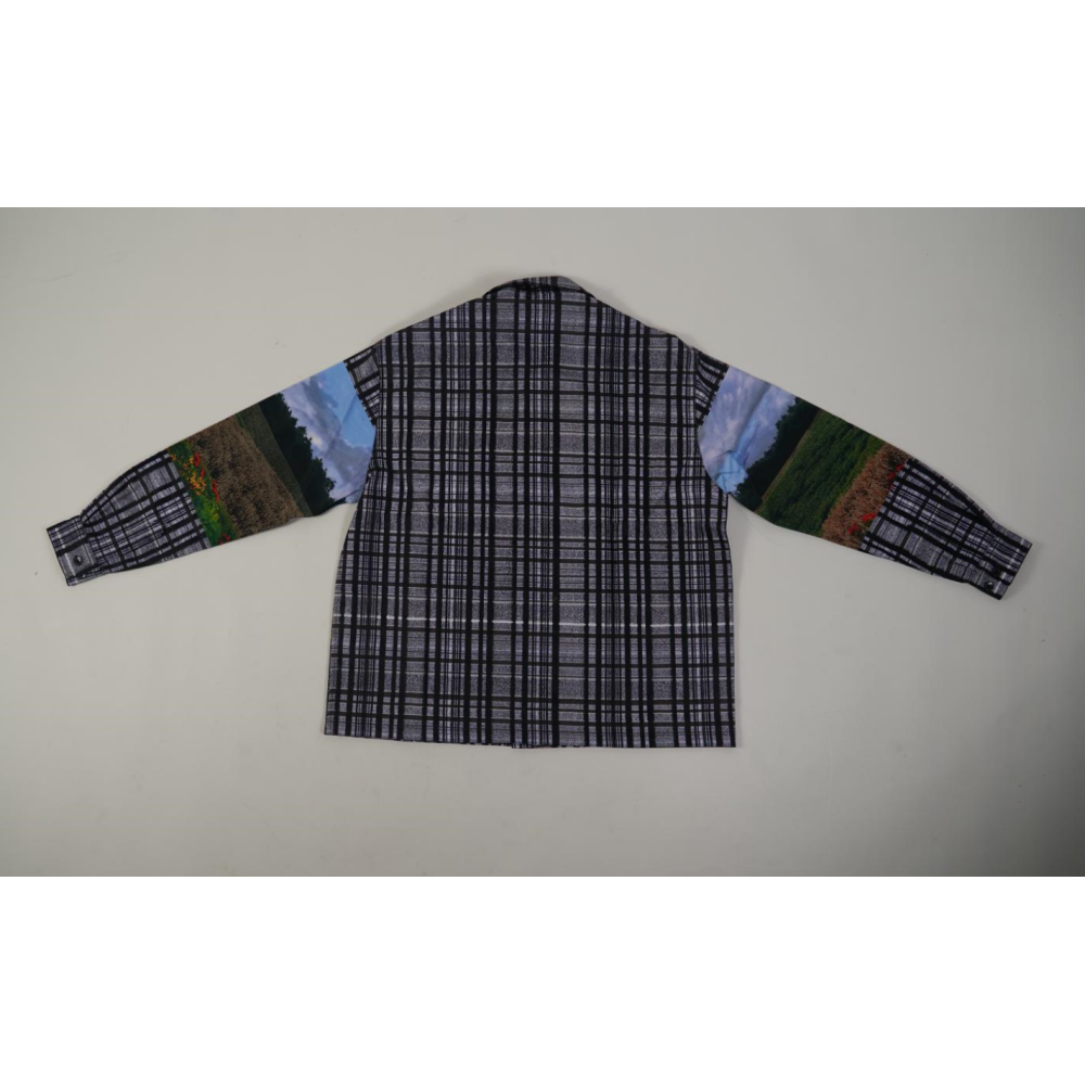 High Quality Printed Cotton Overshirt 1ABY24 (Free Shipping)