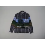 High Quality Printed Cotton Overshirt 1ABY24 (Free Shipping)
