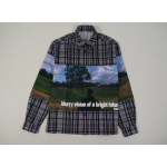 High Quality Printed Cotton Overshirt 1ABY24 (Free Shipping)