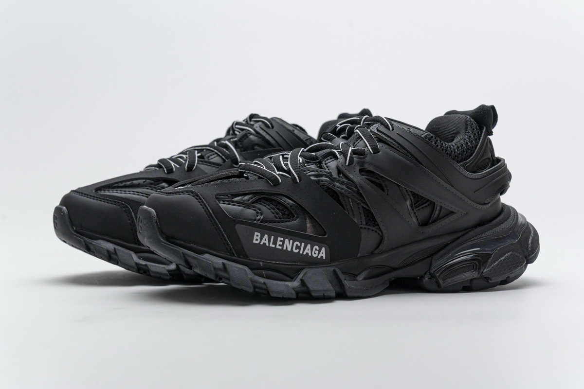 Get Balenciaga Track Black（No lights）542436 W1GB1 1000