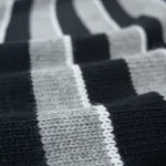 High Quality TRIOMPHE CREW NECK SWEATER IN STRIPED WOOL LIGHT REY/BLACK 2AE4B896T.06BK (Free Shipping)